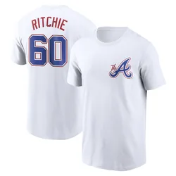 JR Ritchie Atlanta Braves Youth White 2023 City Connect Name & Number T-Shirt