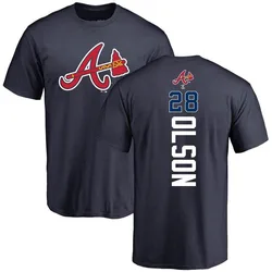 Matt Olson Atlanta Braves Men's Navy Backer T-Shirt -