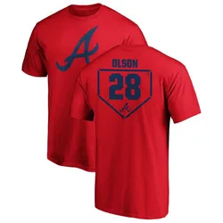 Matt Olson Atlanta Braves Men's Red RBI T-Shirt -