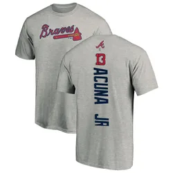 Ronald Acuna Jr. Atlanta Braves Youth Backer T-Shirt - Ash