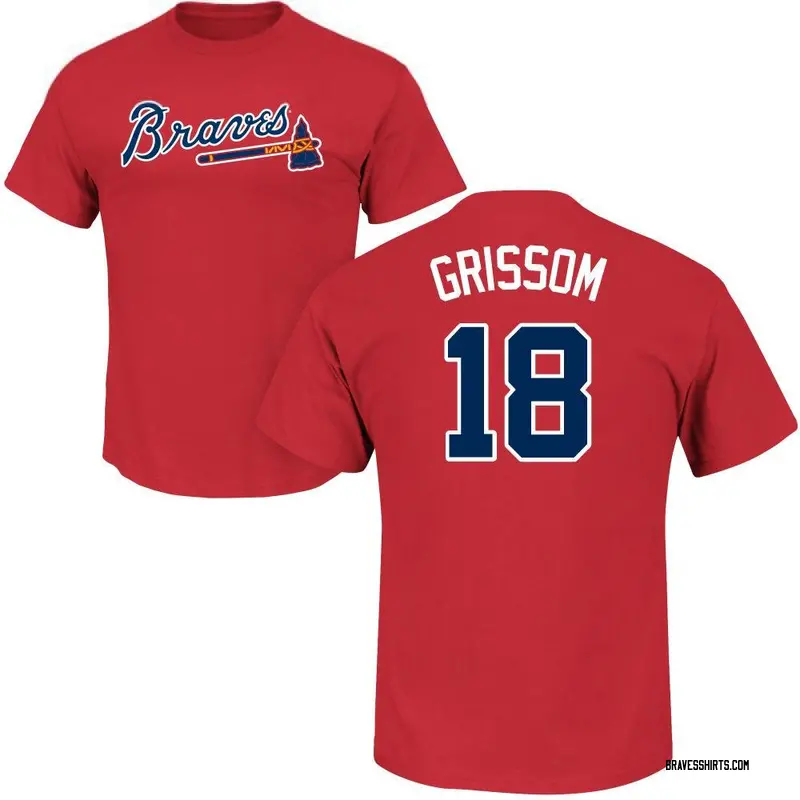 Vaughn Grissom Atlanta Braves Youth Red Roster Name & Number T-Shirt 